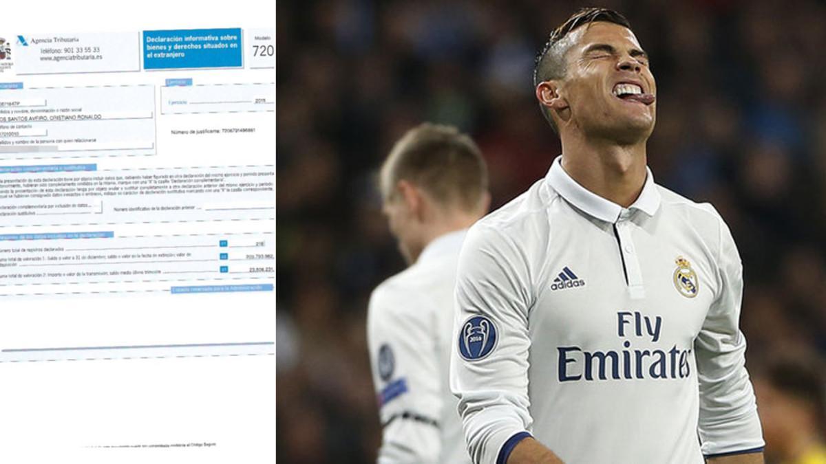 Cristiano sigue exhibiendo documentos tributarios