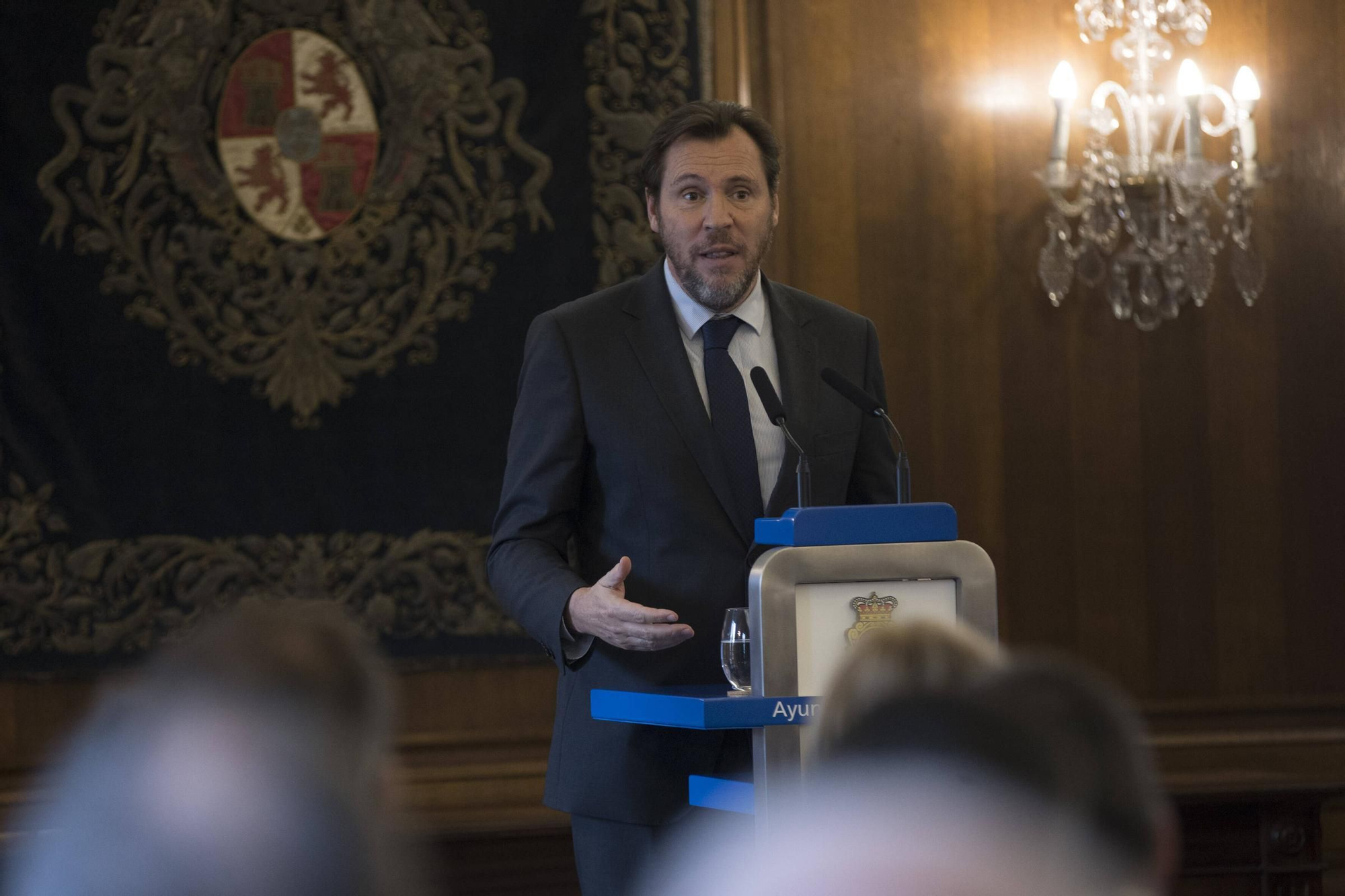 EN IMÁGENES: Así ha sido la visita a Avilés de Óscar Puente, ministro de Transportes y Movilidad Sostenible