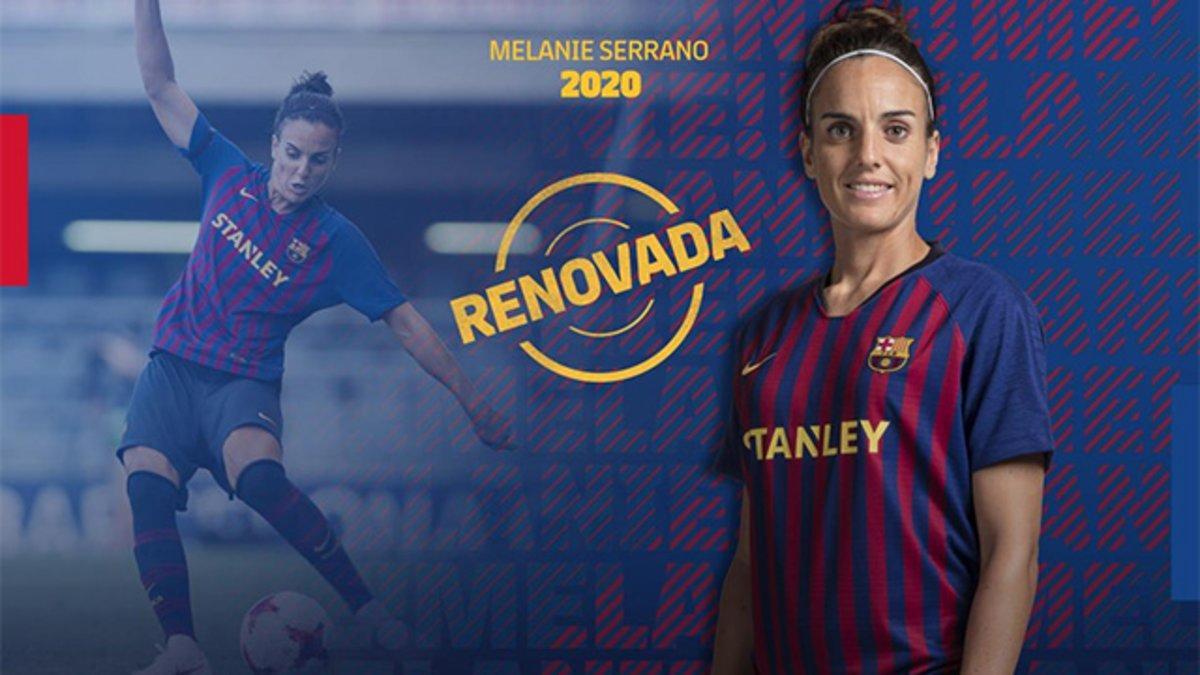 Melanie Serrano seguirá un año más en el Barça