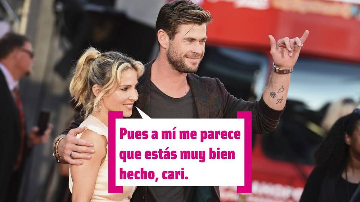 Elsa Pataky cree que Chris Hemsworth está muy bien hecho