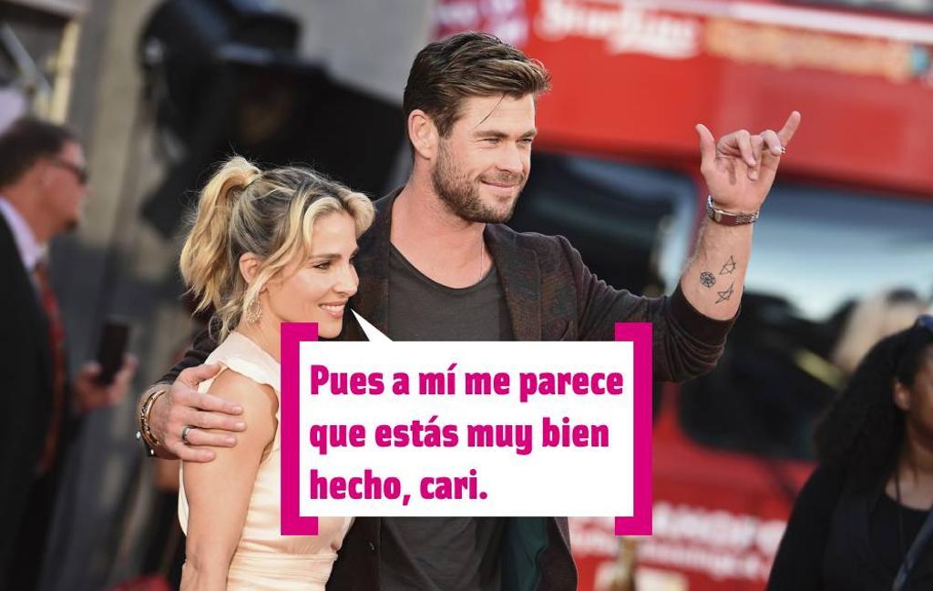 Elsa Pataky cree que Chris Hemsworth está muy bien hecho