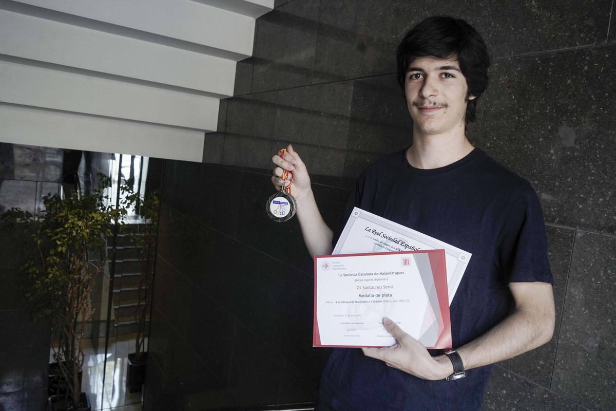 L'estudiant manresà Ot Santacreu, jove promesa de les ciències