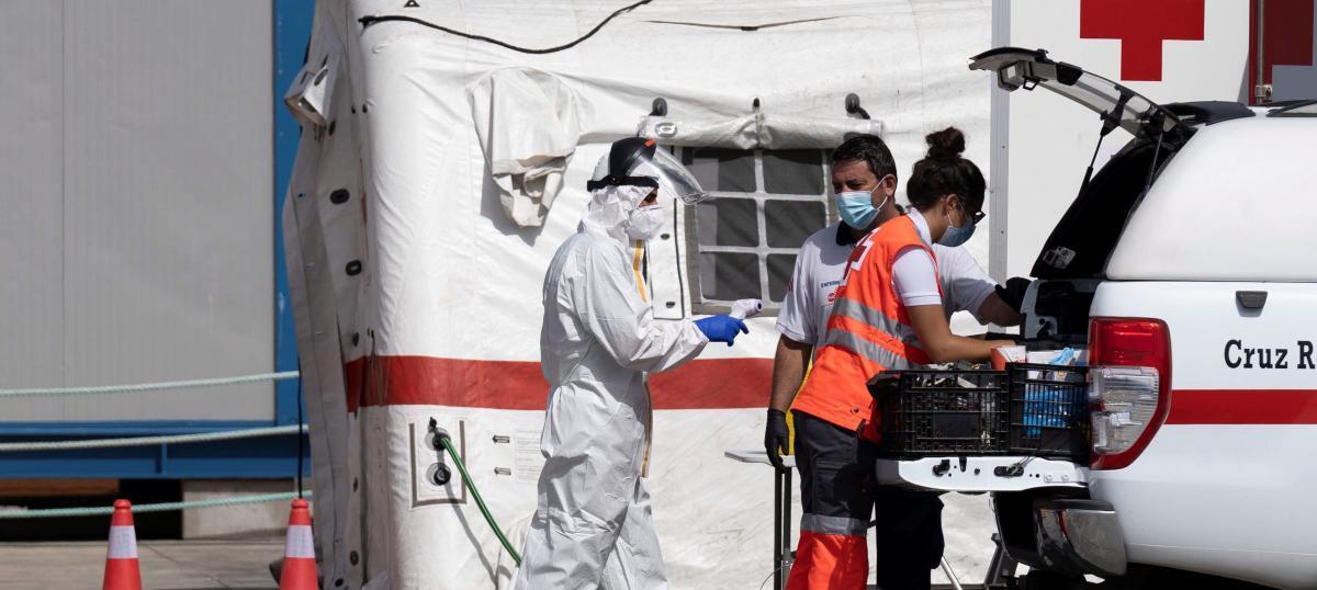 Atención sanitaria a migrantes en Canarias.