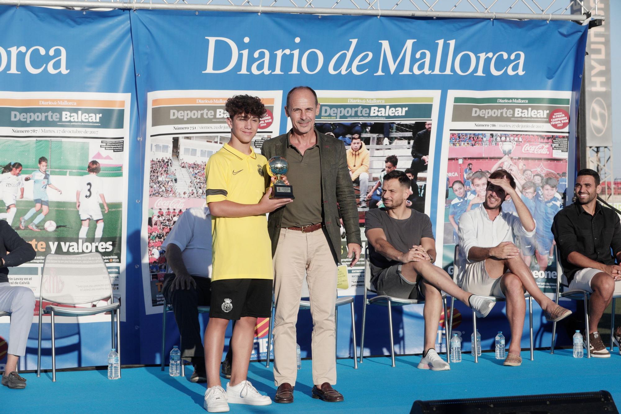 Mejor jugador fútbol infantil, Daniel Molina Donaire (Real Mallorca)