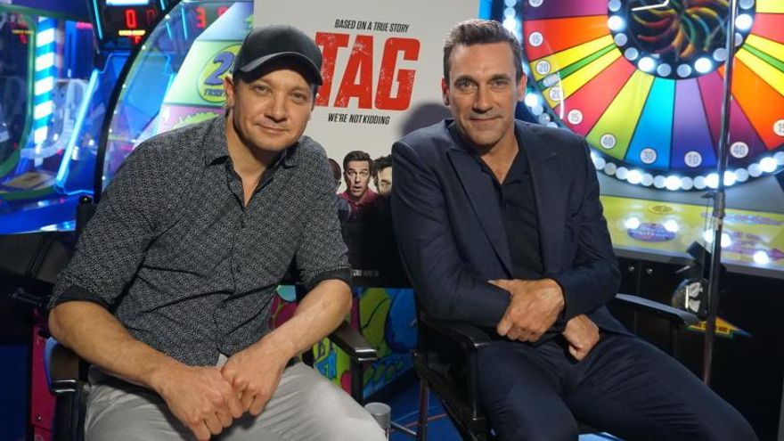 Jeremy Renner y Jon Hamm &quot;persiguen&quot; las amistades de la infancia en &quot;TAG&quot;