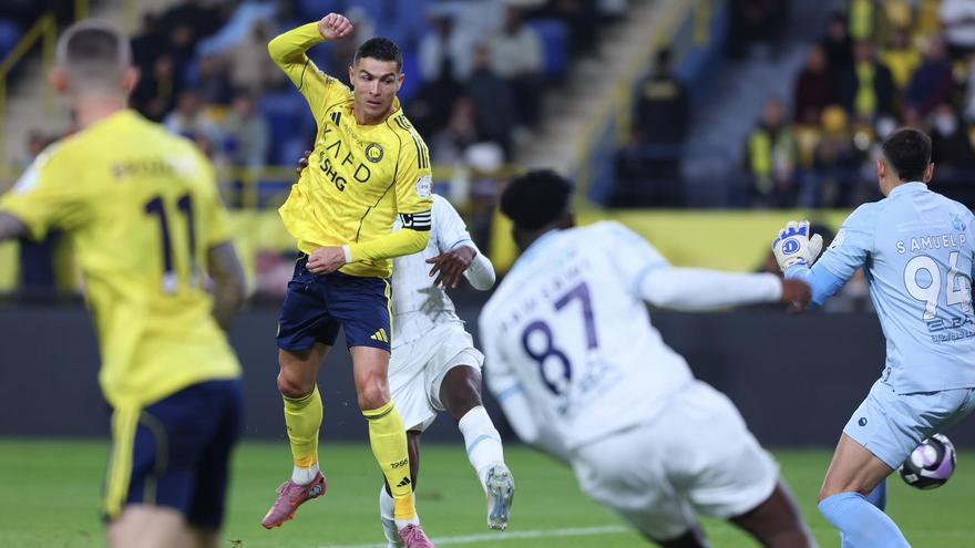 Cristiano, en una acción del partido de este sábado.