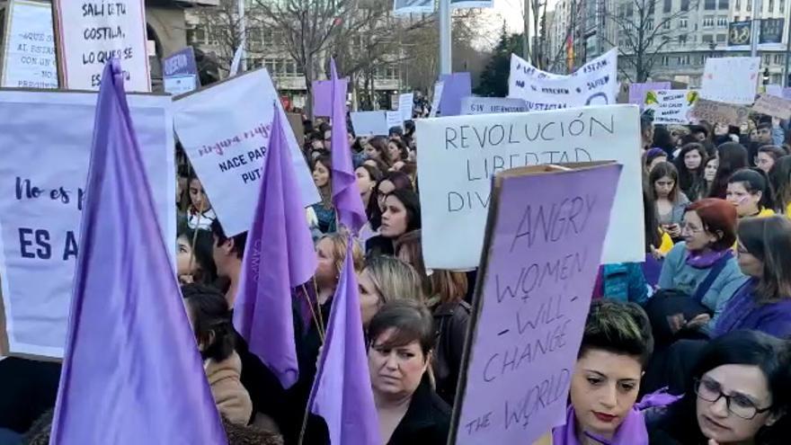 Manifestación del 8-M en Zaragoza