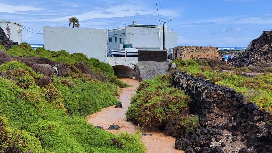 Lluvia de la DANA en Lanzarote