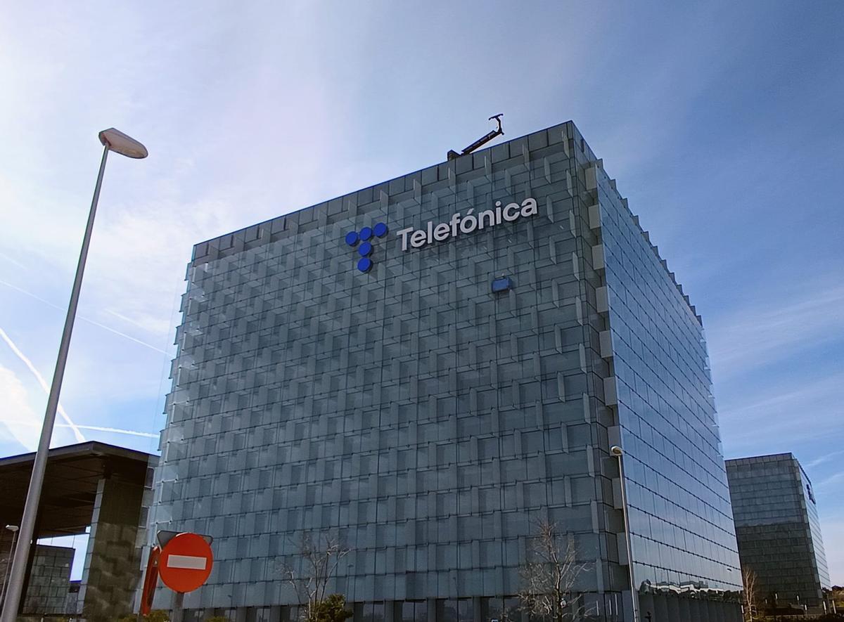 La sede central de Telefónica en Madrid.