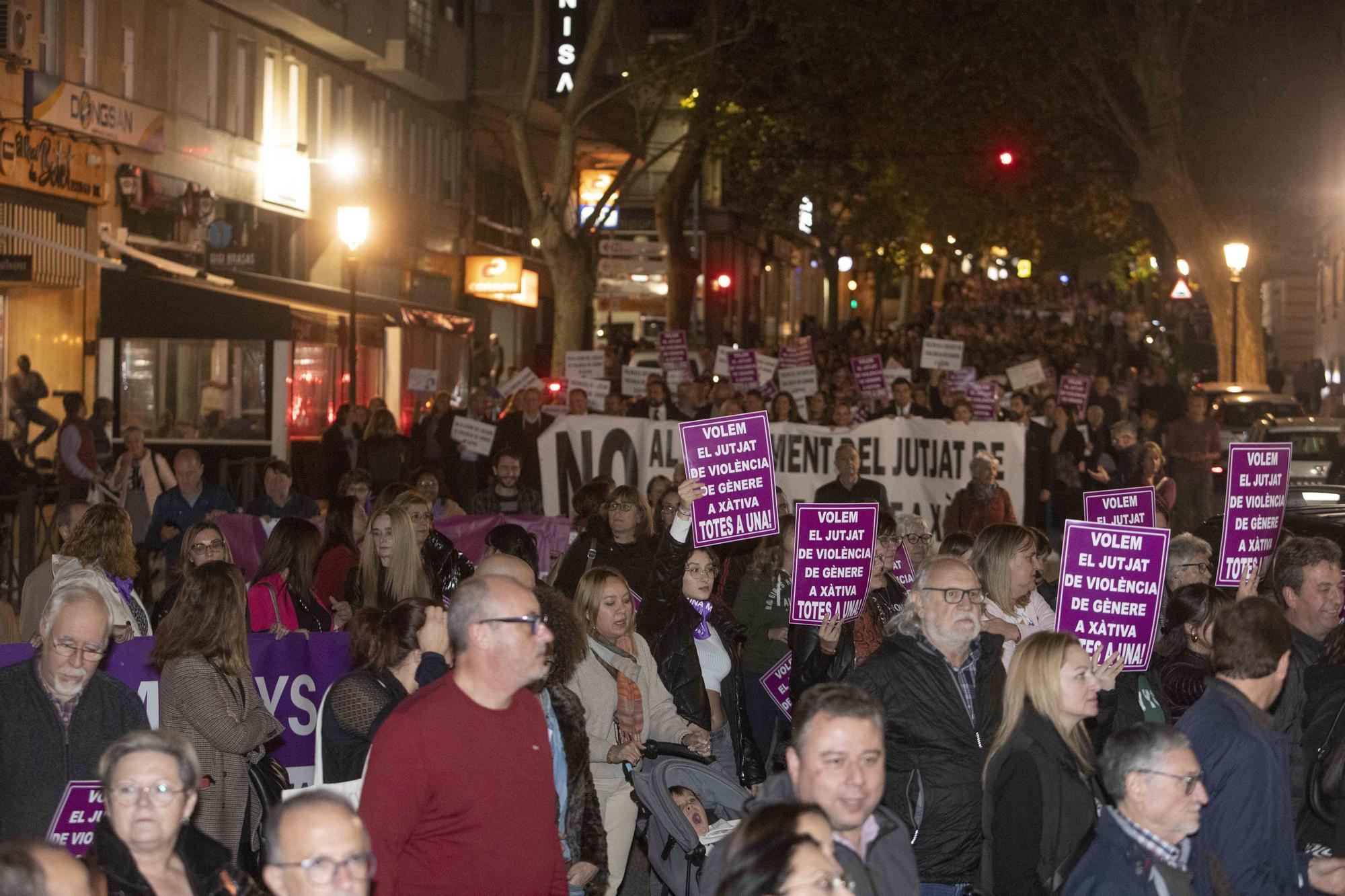 Xàtiva se une para reivindicar la permanencia del juzgado de violencia de género