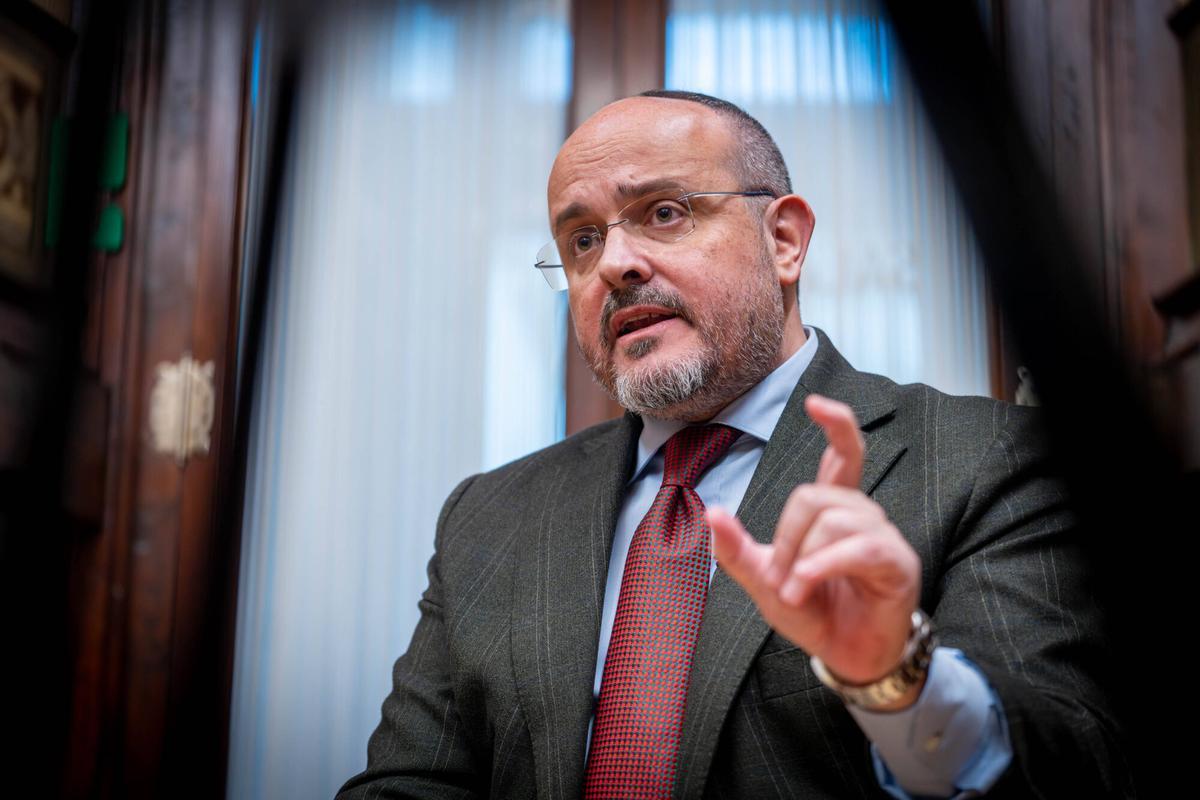 Alejandro Fernández,líder del PP catalán.