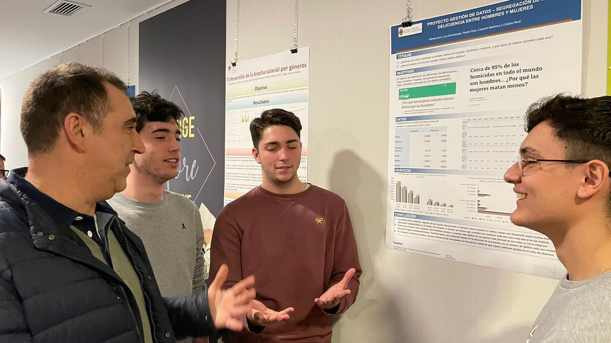 Un grupo de estudiantes que cursan el grado de Dirección de Empresas en la UCH CEU en Elche ha analizado durante varios meses diferentes estadísticas.