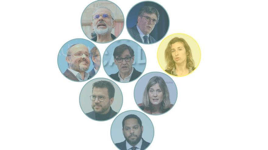 Els caps de llista a les eleccions al Parlament