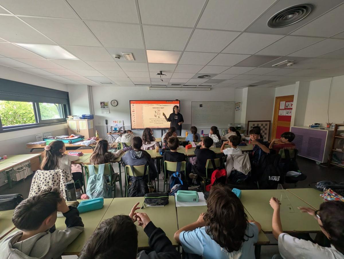 Charla en el CEIP Xesús Golmar.