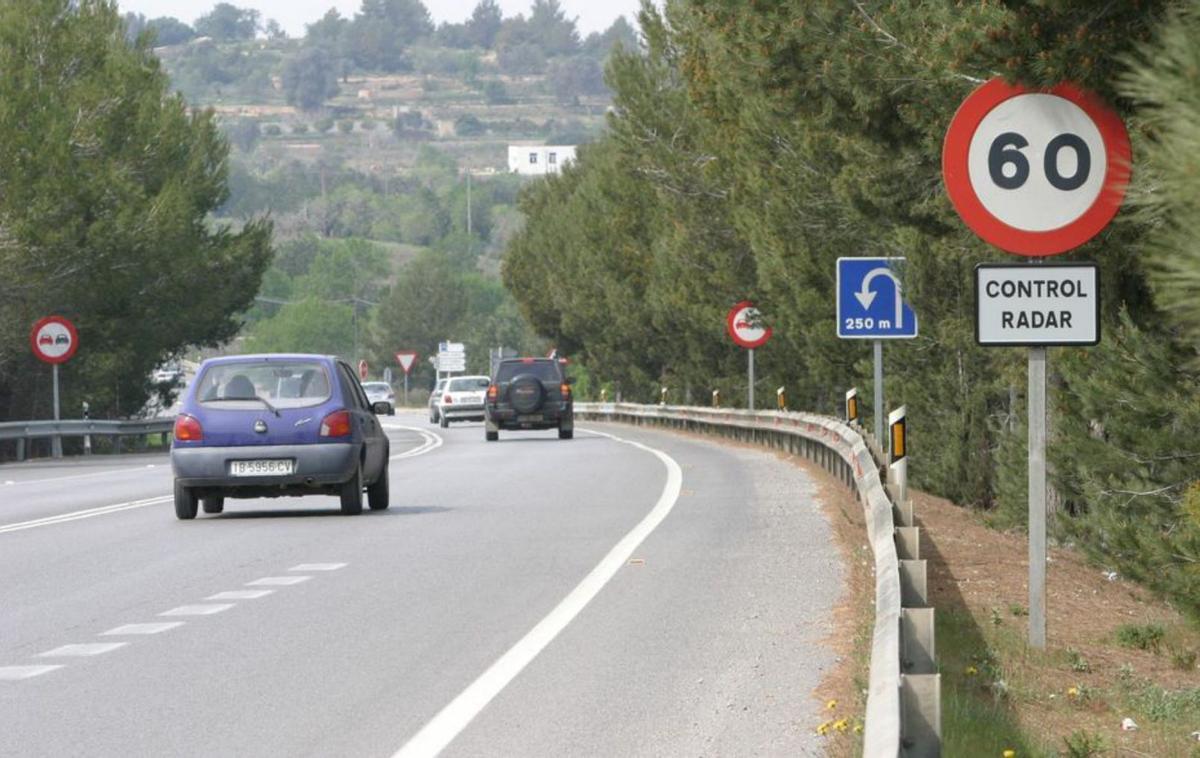 Aviso de control de velocidad. | VICENT MARÍ