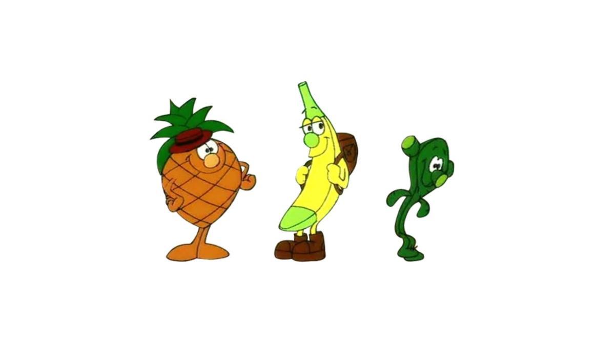 Gazpacho, Mochilo y Pincho: personajes de la famosa serie de los 90 'Los Fruitis'