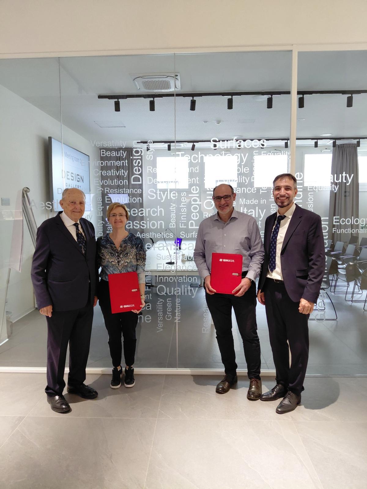 Isidoro Giorgio Lesci, Elisa Rambaldi, Javier Rodríguez Zunzarren y Javier Rodríguez Ejerique.