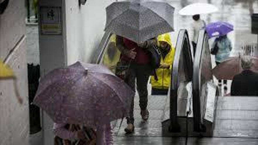 Hoy, fuertes lluvias