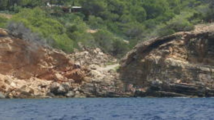 Vista de Punta Galera desde el mar.