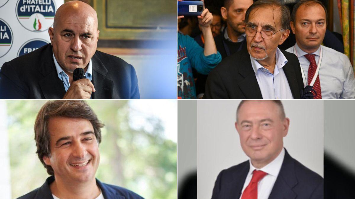 Guido Crosetto, Ignazio La Russa, Raffaele Fitto y Adolfo Urso.