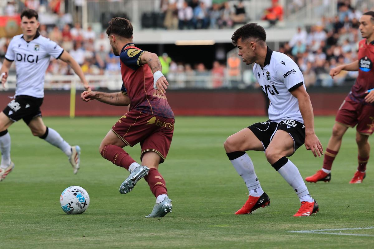 Las mejores imágenes del partido del Deportivo en Burgos (1-1)