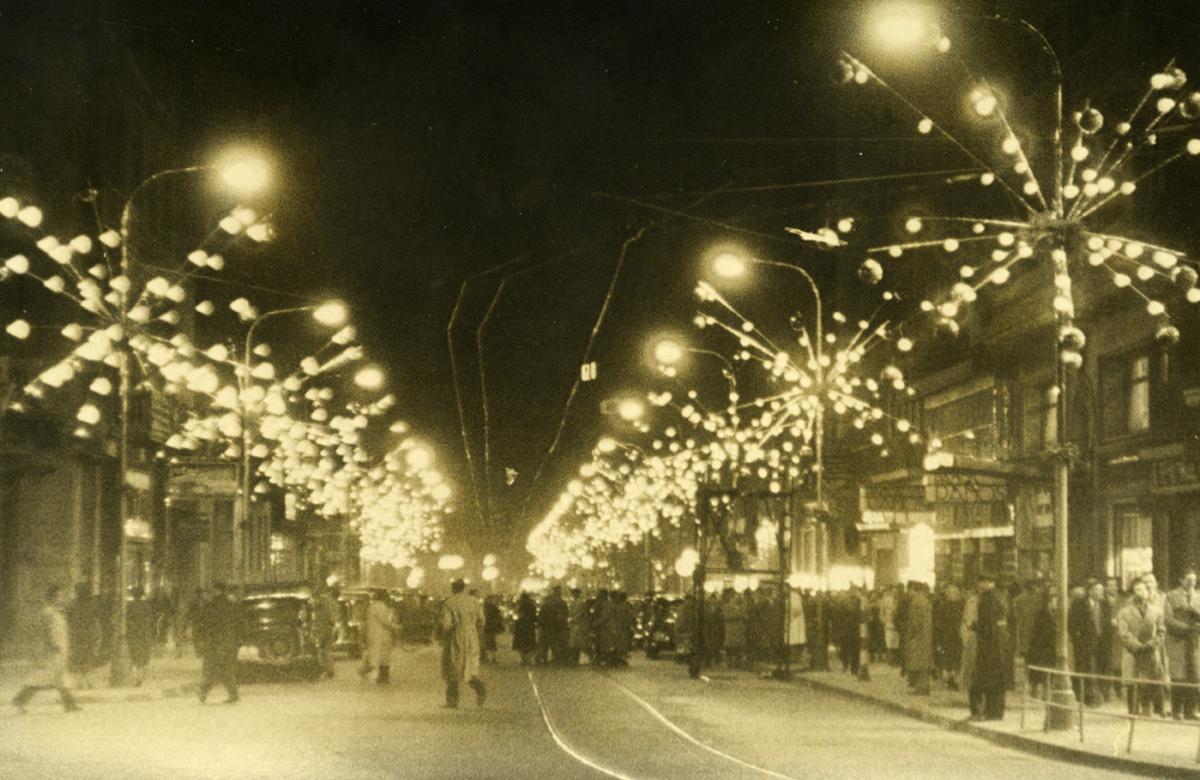 Els primers llums de Nadal de la història