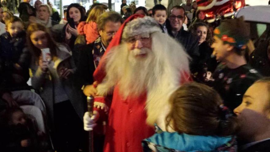 Papá Noel llegó ayer a Murcia