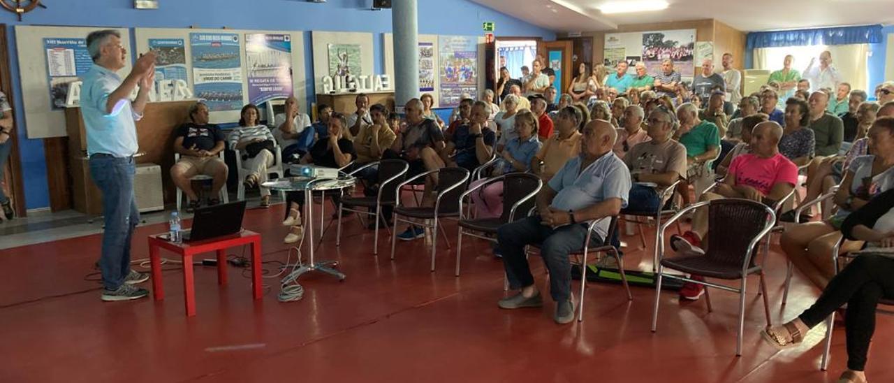 Tensa asamblea por las obras en Alexandre Bóveda (O Grove)