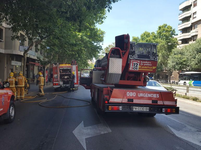 Incendio en el Urban Café de Palma