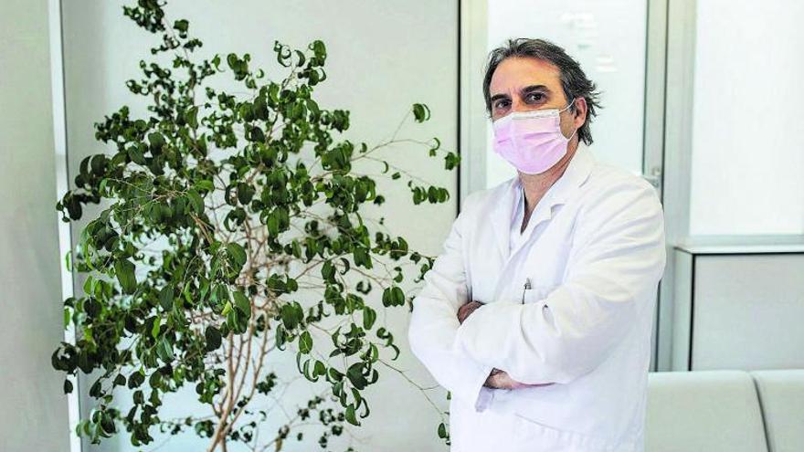 José Luis Santos Iglesias, en el Hospital Recoletas de Zamora.