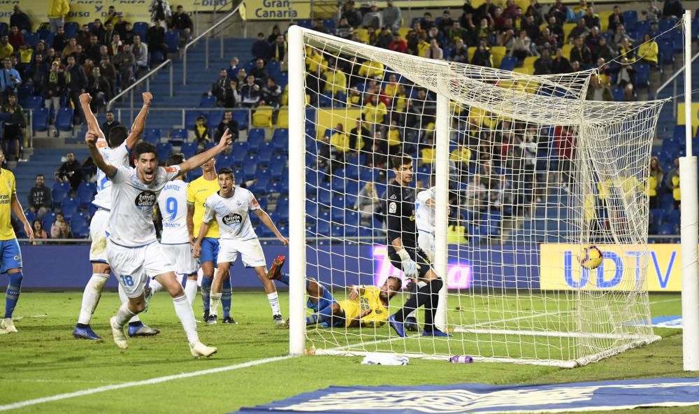 Así se celebró el gol de Domingos al Las Palmas