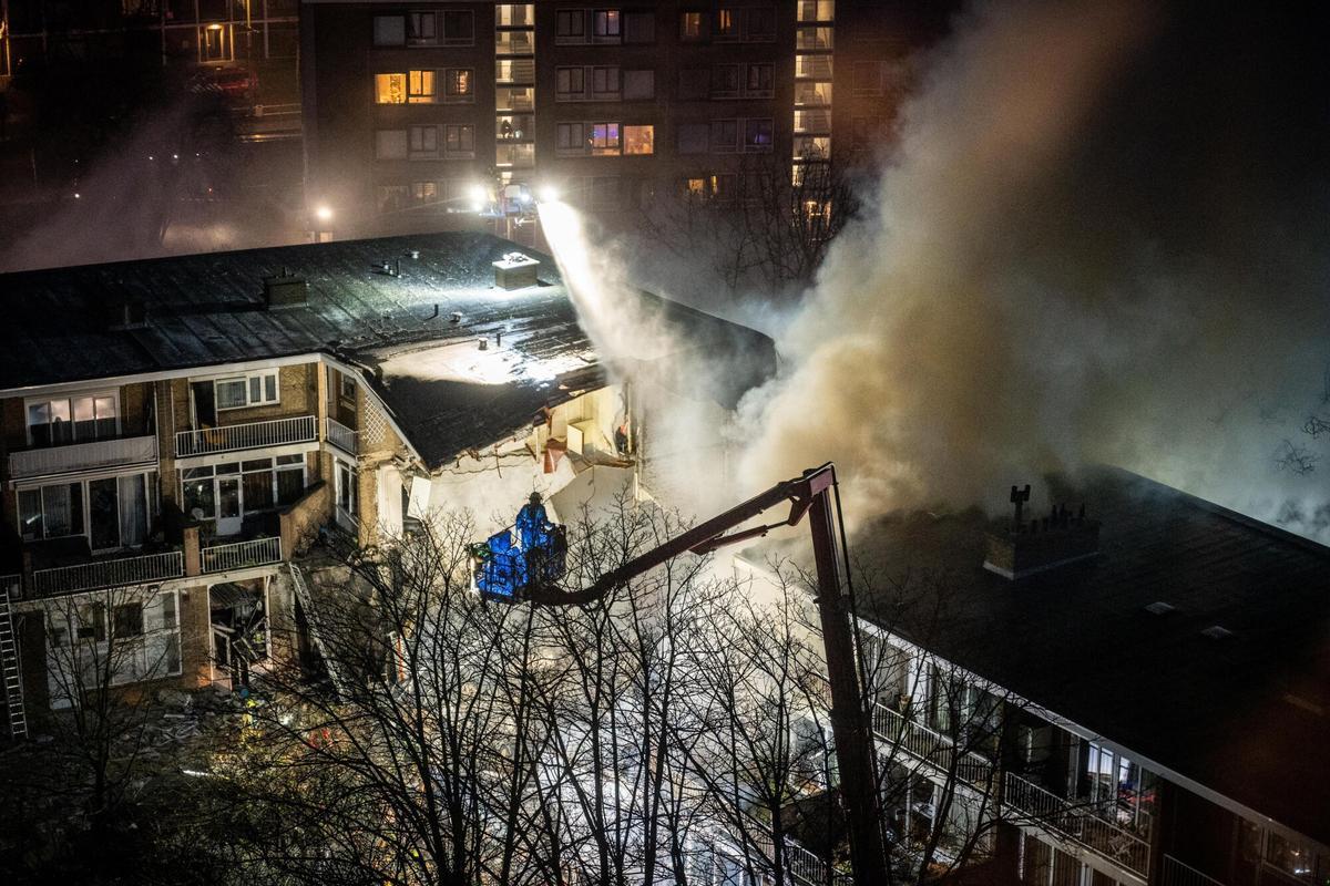 Un muerto y heridos por la explosión de un edificio en La Haya