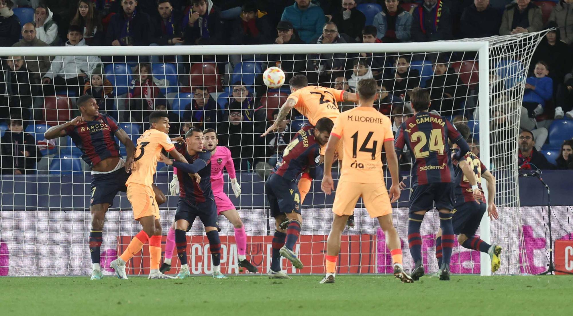 Levante UD - Atlético de Madrid de Copa del Rey