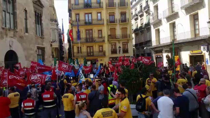 CCOO sale a la calle hoy por el contrato de las ambulancias