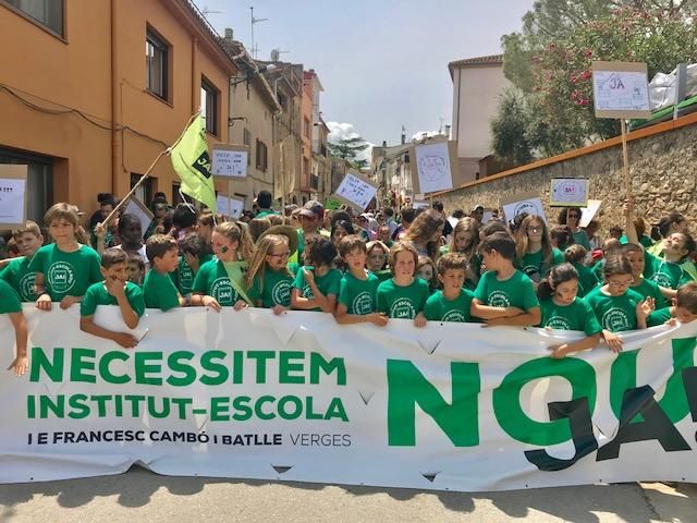 Manifestació a Verges