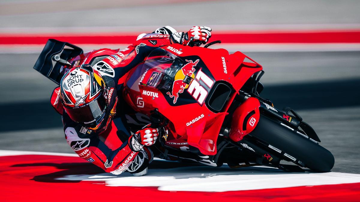 Pedro Acosta , en gran forma para la cita de Jerez