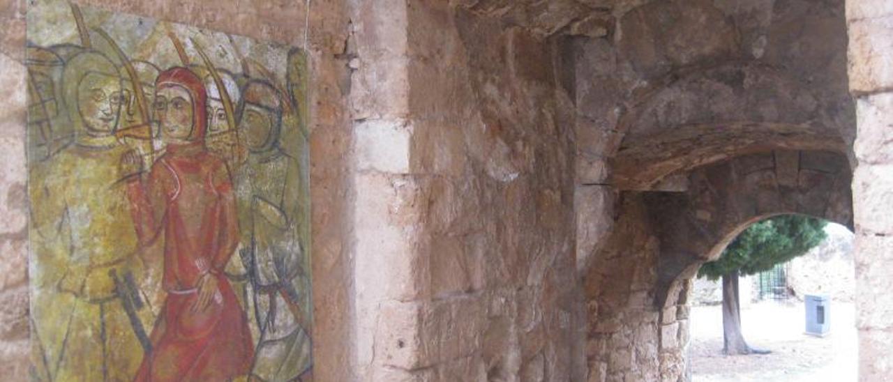 La puerta del siglo XII del baluarte de Dénia; Jaume I pasó por este arco de herradura decenas de veces.