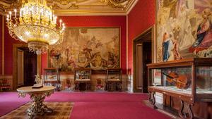 Los Stradivarius que conserva Patrimonio Nacional en el Palacio Real.