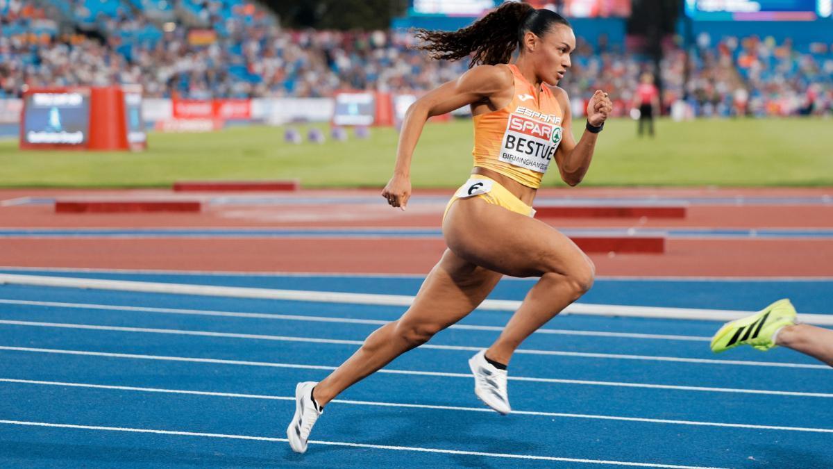 Jaël Bestué voló hacia la final de 200 metros