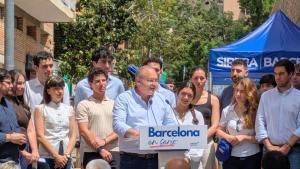 El secretario general del PP, Miguel Tellado, en un acto en Barcelona 