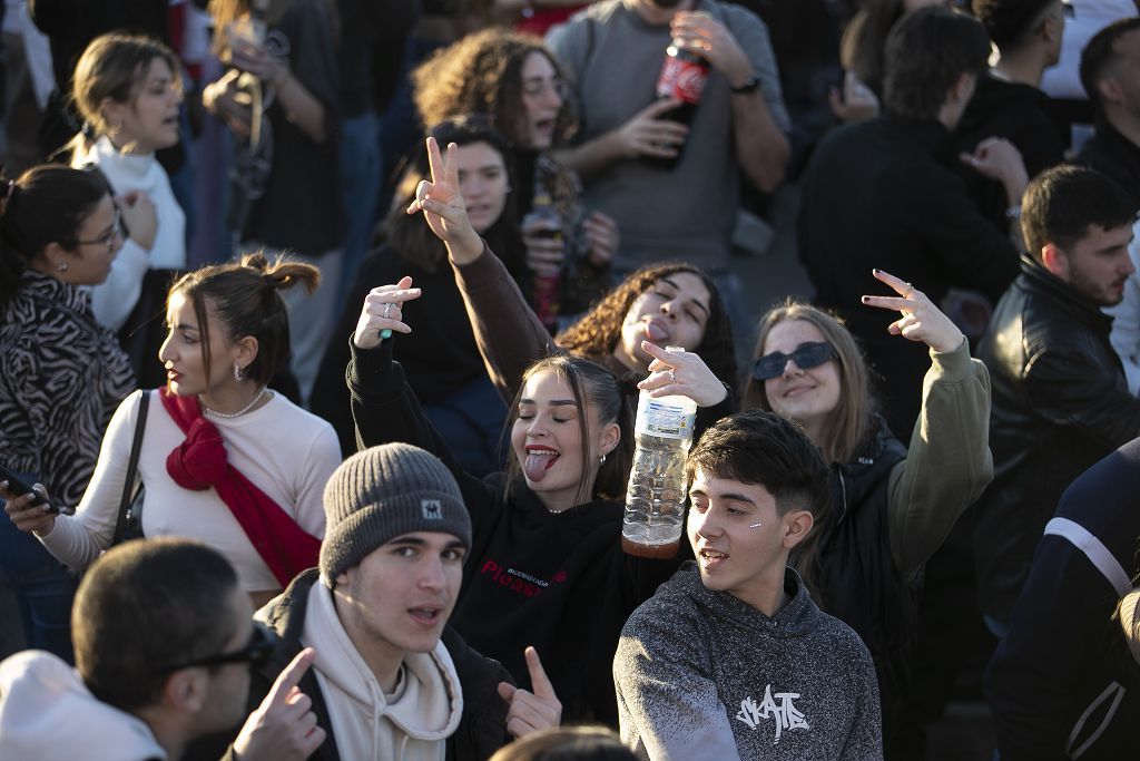 Las imágenes de la macrofiesta universitaria en La Fica (27/01/2023)