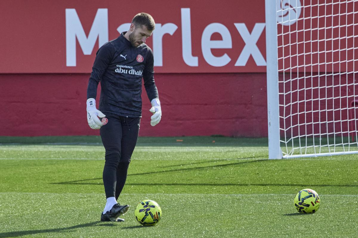 L'entrenament del Girona d'aquest diumenge, en imatges