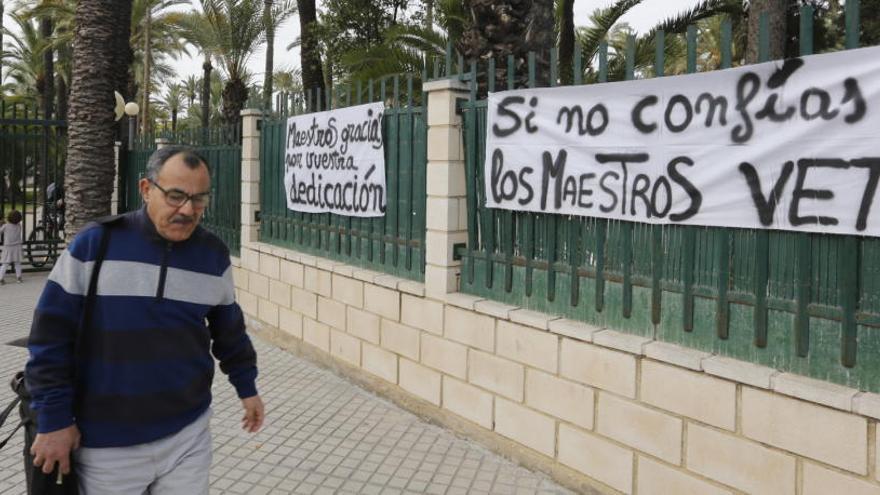 Las pancartas que han aparecido esta mañana.