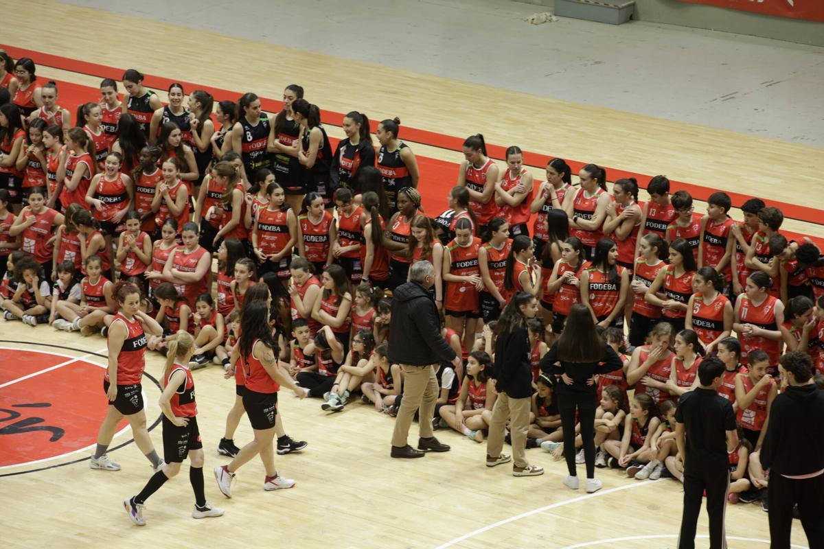 Un momento de la presentación del Fodeba en el Palacio de los Deportes de Gijón