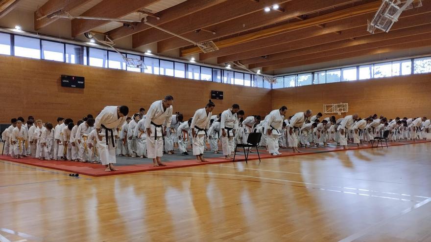 Prop de dos-cents esportistes participen en la Copa Esport7 Karate JKA, al Congost