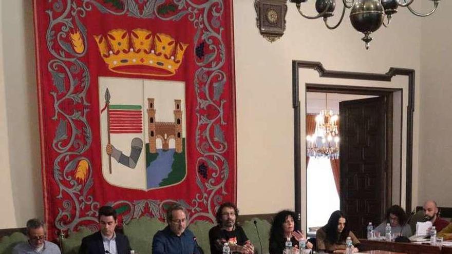 Pleno en el Ayuntamiento de Zamora.