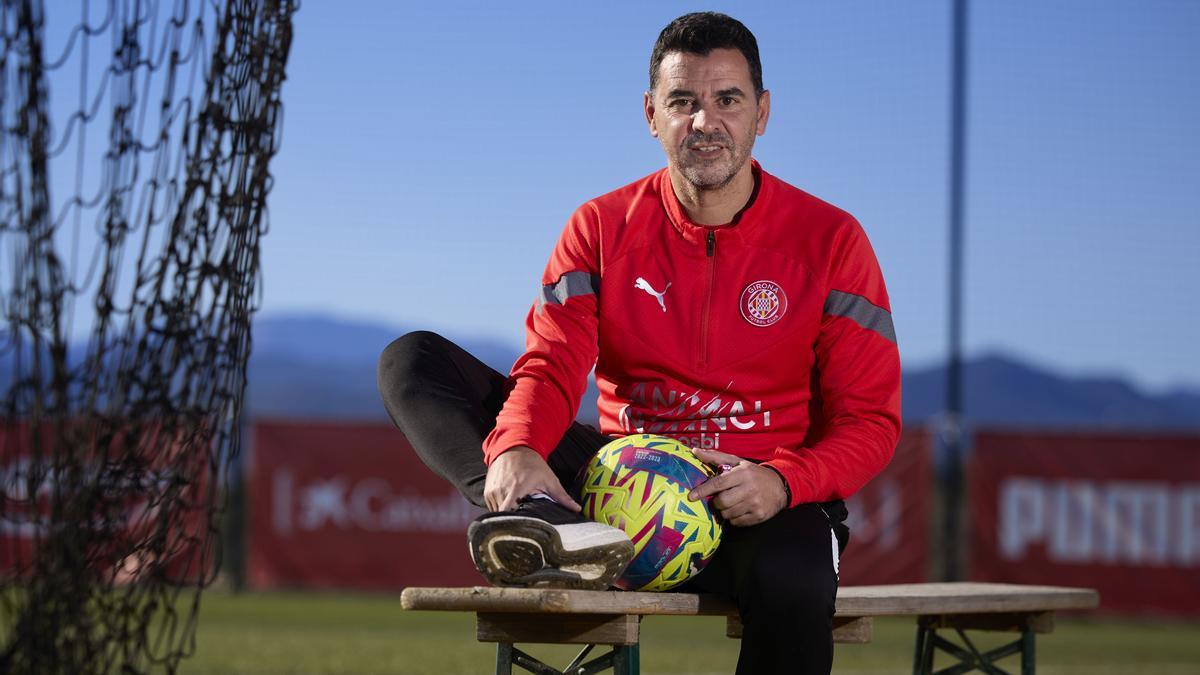 Michel, Entrenador Girona FC. Foto: Javi Ferrándiz