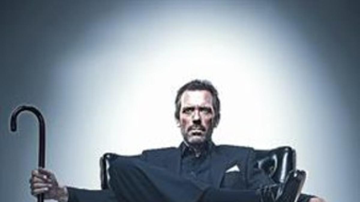 El actor Hugh Laurie, en una imagen promocional de 'House'.
