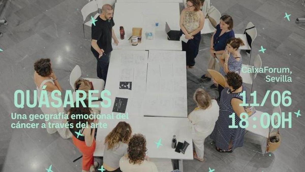 El proyecto Quásares presenta el 11 de junio a las 18:00 horas en CaixaForum Sevilla cuatro obras nacidas del diálogo entre arte, salud y experiencia oncológica