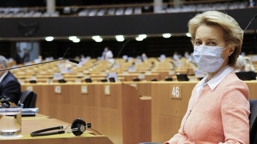 La presidenta de la CE, Ursula von der Leyen.